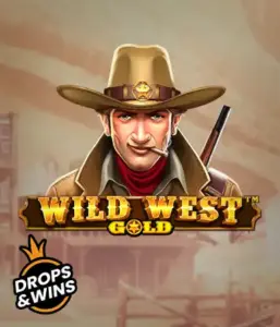  Encounter the rugged sheriff of "Wild West Gold," a thrilling slot game by Pragmatic Play. The graphic depicts a stern-faced sheriff with a sheriff’s badge, set against a dusty Old West town backdrop. The game's title is prominently displayed in a stylized font, highlighting the theme of adventure and law enforcement in the wild frontier. 